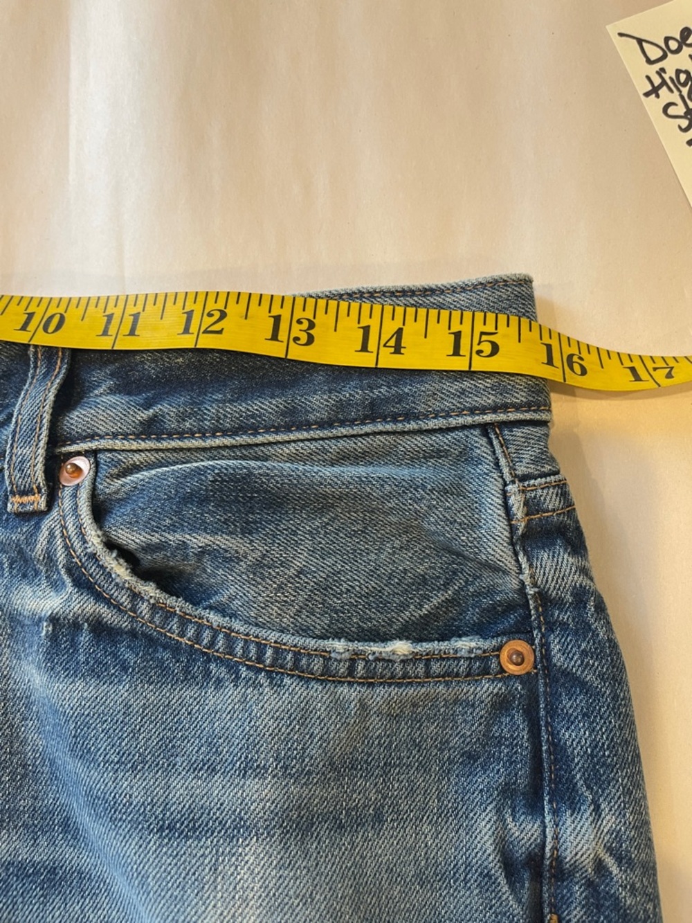 Dôen High Rise Straight Leg Jeans Size 27 Organic Cotton Made in USA - Picture 7 of 7